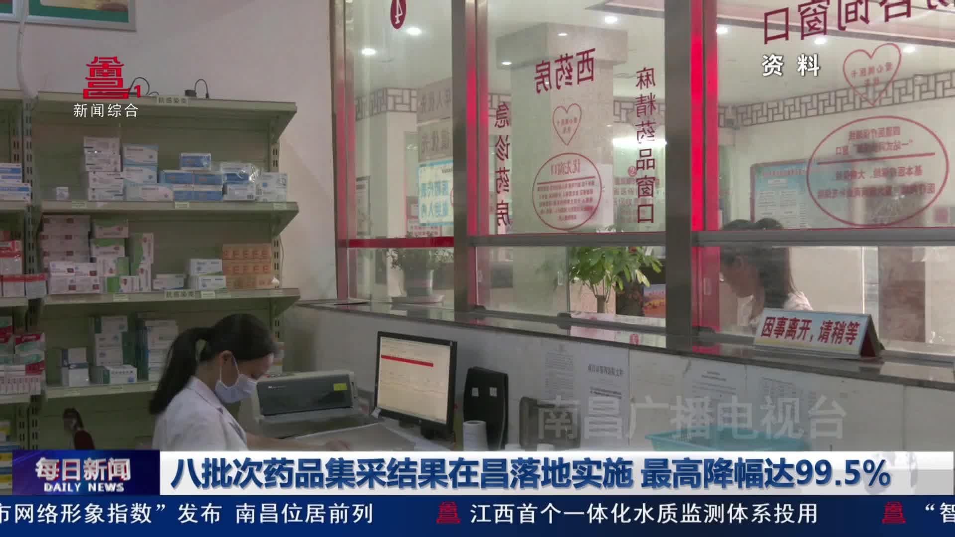 八批次药品集采结果在昌落地实施 最高降幅达99.5%