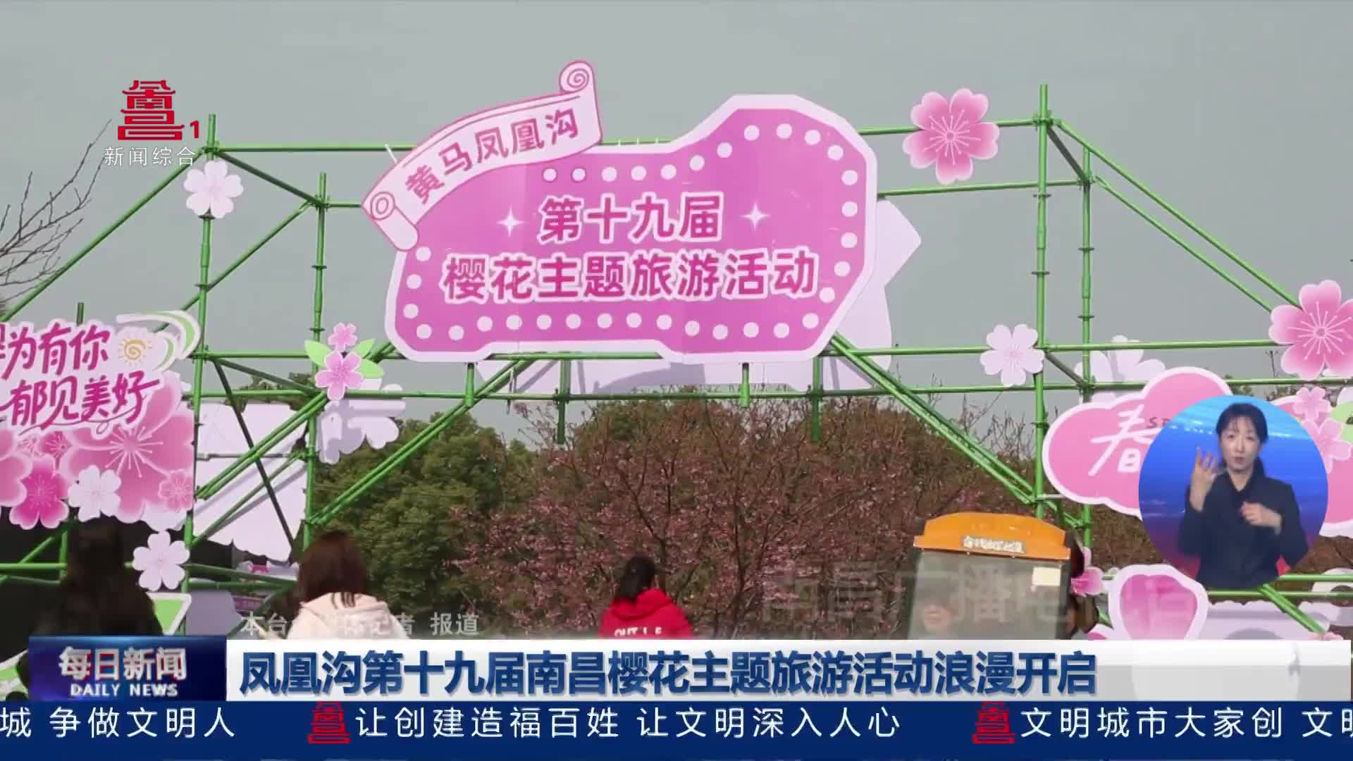 凤凰沟第十九届南昌樱花主题旅游活动浪漫开启