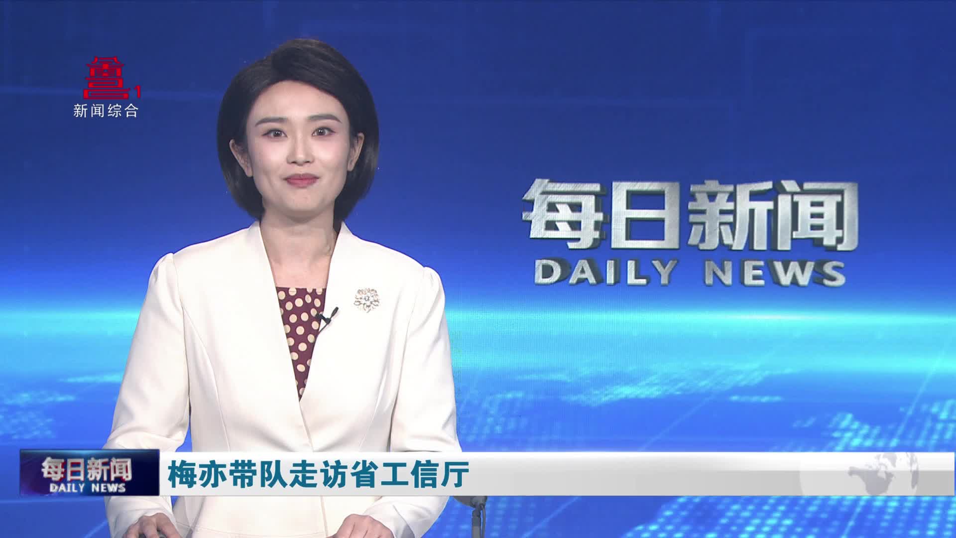 梅亦带队走访省工信厅